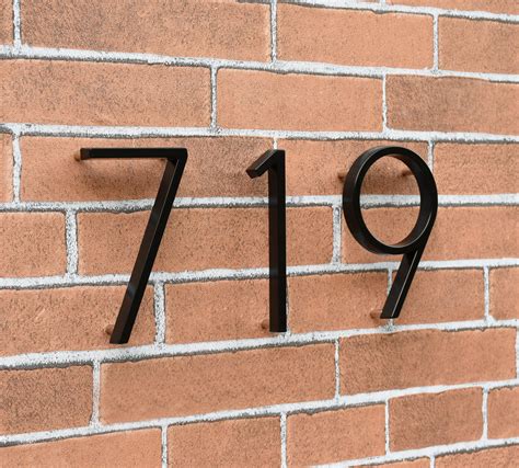 metal house numbers etsy|metal reflective house numbers.